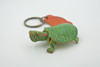 Turtle, Key Chain, Red Eared, Pond, Turtle, Reptiles, Green, Hand Made, Keychain, Thailand, Key Fob, Keys, Lifelike Model, Gift,     3"      THL10 BB69