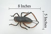 Cricket, True Crickets, Rubber Insect, Educational, Toy, Kids, Realistic Figure, Lifelike Model, Figurine, Replica, Gift,      8"     ABC07 B262