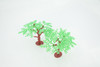 Tree, Perennial Plant 2 Pack,  Educational, Toy, Kids, Realistic Figure, Lifelike Model, Figurine, Rubber, Replica, Gift,     4"    ABC09 B263