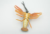 Crawfish, Crayfish, Museum Quality, Hand Painted, Rubber Crustaceans, Educational, Realistic Toy, Figure, Diorama Model, Replica, Kids, Lifelike,  Gift,       7 Inches    CH476 BB153
