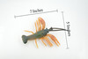 Crawfish, Crayfish, Museum Quality, Hand Painted, Rubber Crustaceans, Educational, Realistic Toy, Figure, Diorama Model, Replica, Kids, Lifelike,   7 Inches  
