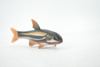 Fish, Japanese dace, Big-scaled redfin, Hand Painted, Rubber Fish, Realistic, Toy, Figure, Model, Replica, Kids, Educational, Gift,     5 1/2"     CH478 BB153