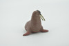 Walrus, Pinniped, Marine Mammal, Very Realistic Rubber Design, Educational, Hand Painted, Rubber, Realistic, Toy, Diorama Model, Kids, Gift,    2 1/4 Inches.
