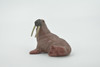 Walrus, Pinniped, Marine Mammal, Museum Quality, Hand Painted, Rubber Animal, Realistic, Toy, Figure, Model, Replica, Kids, Educational, Gift,   2 1/4"   CH479 BB153