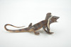 Frilled Lizard, Chlamydosaurus kingii, Museum Quality, Educational, Hand Painted, Rubber Reptile, Realistic Toy, Lifelike Design, Diorama Model, Kids, 6 Inches.