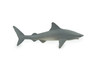 Shark, Bull Shark, Hand Painted, High Quality, Rubber Fish, Realistic, Toy, Figure, Model, Replica, Kids, Educational, Gift,      3 1/2"    CH484 BB154