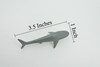 Shark, Bull Shark, Hand Painted, High Quality, Rubber Fish, Realistic, Toy, Figure, Model, Replica, Kids, Educational, Gift,      3 1/2"    CH484 BB154