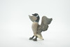 Canada Goose, Honker, Geese, Museum Quality, Educational, Hand Painted, Rubber Bird, Toy Figure, Lifelike Design, Diorama Model, Kids,  5 Inches. 
