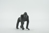 Gorilla, Great Apes, Primate, Africa, High Quality Rubber Animal, Realistic, Toy, Figure, Kids, Model, Replica, Educational, Gift,    1 1/2"    CH495 BB154 