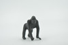 Gorilla, Great Apes, Primate, Africa, High Quality Rubber Animal, Realistic, Toy, Figure, Kids, Model, Replica, Educational, Gift,    1 1/2"    CH495 BB154 