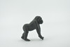 Gorilla, Great Apes, Primate, Africa, High Quality Rubber Animal, Realistic, Toy, Figure, Kids, Model, Replica, Educational, Gift,    1 1/2"    CH495 BB154 