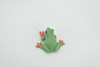 Frog, Red-Eyed Tree Frog , Museum Quality, Hand Painted, Rubber Amphibian, Realistic Figure, Model, Replica, Toy, Kids, Educational, Gift,   1 1/2"    CH496 BB154