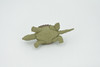 Turtle, Alligator Snapping Turtle, Plastic Reptile, Educational, Realistic, Figure, Lifelike Model, Figurine, Replica, Gift,      2 1/2"       F9000 B48