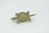 Alligator Snapping Turtle, Plastic Reptile, Educational, Realistic, Figure, Lifelike Model, Figurine, Replica, Toys, Kids, Gift,    2 1/2 Inches.   F9000 B48