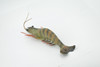 Shrimp, Prawn, Tiger Shrimp, Museum Quality, Hand Painted, Rubber Crustaceans, Realistic Toy Figure, Model, Replica, Kids, Educational, Gift,     9"      CH513 BB157