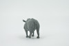 Rhinoceros, Rhino, High Quality, Hand Painted, Rubber Animal, Realistic, Figure, Model, Replica, Toy, Kids, Educational, Gift,   2 1/2"   CH529 BB158