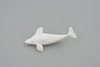 Whale, Beluga, White Whale, High Quality, Rubber, Hand Painted, Realistic, Toy Figure, Model, Replica, Kids, Educational, Gift,    3"      CH545 BB159 