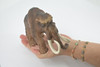 Wooly Mammoth, Mastodons, Elephants, Museum Quality, Hand Painted, Rubber, Realistic, Figure, Model, Replica, Toy, Kids, Educational, Gift,     7"     CH551 BB160