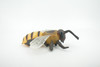 Bee, Bumblebee, Yellow Jacket, Museum Quality, Hand Painted, Rubber, Insect, Realistic, Figure, Model, Replica, Toy, Kids, Educational, Gift,     6"      CH553 BB160