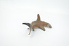Shark, Hammerhead Shark, Museum Quality, Rubber Fish, Hand Painted, Realistic, Toy Figure, Model, Replica, Kids, Educational, Gift,      7"     CH399 BB141     7"     CH399 BB141