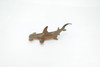 Hammerhead Shark, Museum Quality, Educational, Rubber Fish, Hand Painted, Realistic Toy Figure, Diorama Model, Kids, Educational, Gift,    7 Inches.  