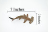 Hammerhead Shark, Museum Quality, Educational, Rubber Fish, Hand Painted, Realistic Toy Figure, Diorama Model, Kids, Educational, Gift,    7 Inches.  
