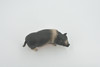 Pig, Vietnamese Pot-bellied, Swine, High Quality, Hand Painted, Rubber, Realistic, Toy Figure, Model, Replica, Kids, Educational, Gift,      3 1/2"       CH555 BB161