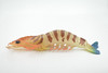 Shrimp, Prawn, Tiger Shrimp, Museum Quality, Hand Painted, Rubber Crustaceans, Realistic Toy Figure, Model, Replica, Kids, Educational, Gift,     9"      CH558 BB161