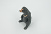 Bear, Sun Bear, High Quality, Hand Painted, Rubber, Asia, Animal, Realistic, Figure, Model, Replica, Toy, Kids, Educational, Gift,       3 1/ 2"       CH569 BB162