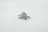 Gray Whale, High Quality, Hand Painted, Rubber Cetaceans, Realistic, Lifelike, Figure, Toy, Kids, Educational, Gift,      3"    CH579 BB163