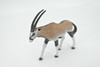 Gemsbok, South African oryx, Museum Quality, Hand Painted, Rubber, Realistic, Figure, Toy, Kids, Educational, Gift,   5 1/2"    CH584 BB163  