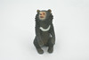 Bear, Sun Bear, Museum Quality, Hand Painted, Rubber, Asia, Animal, Realistic, Figure, Model, Replica, Toy, Kids, Educational, Gift,       4"       CH604 BB165