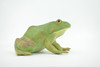 Frog, Bullfrog, Green, Museum Quality, Hand Painted, Rubber, Asia, Animal, Realistic, Figure, Model, Replica, Toy, Kids, Educational, Gift,      5"       CH605 BB165