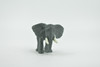 Elephant, African, Bull, High Quality, Rubber Animal, Hand Painted, Realistic Toy Figure, Model, Replica, Kids, Educational, Gift,       2 1/2"     CH614 BB167