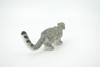 Snow Leopard, Mountain Cat, Museum Quality, Hand Painted, Rubber Rodent, Realistic, Toy, Figure, Model, Kids, Educational, Gift,    5"     CH617 BB167