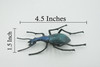 Beetle, Bombardier, Museum Quality, Hand Painted, Rubber Insect, Realistic, Toy, Figure, Model, Kids, Educational, Gift,    4 1/2"     CH618 BB167