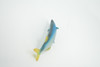 Fish, Mackerel pike, Saury, Museum Quality, Hand Painted, Rubber fish, Educational, Realistic, Toy, Kids, Figure, Model, Educational, Gift,     4 1/2"    CH626 BB167
