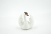 Bird, White Swan, Mute, Museum Quality, Hand Painted, Rubber bird, Educational, Realistic, Toy, Kids, Figure, Model, Educational, Gift,     3"      CH628 BB167  