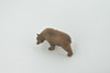 Bear, Grizzly, Brown bear, Hand Painted, High Quality, Rubber, Animal, Realistic, Figure, Model, Replica, Toy, Kids, Educational, Gift,      2"   CH654 BB169