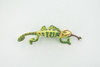 Lizard, Panther Chameleon, Museum Quality, Hand Painted, Realistic, Rubber, Reptile, Figure, Model, Toy, Kids, Educational, Gift,       5"       CH678 BB171 