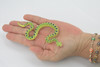 Snake, Mojave rattlesnake, Green, Reptile, Museum Quality, Hand Painted, Rubber, Educational, Realistic, Lifelike, Toy, Kids, Gift,       4 1/2"     CH690 BB173