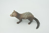 Ferret, Domesticated Weasel, Brown, Mustelidae, Museum Quality, Hand Painted, Rubber, Educational, Realistic, Lifelike, Toy, Kids, Gift, 5" CH692 BB173