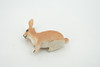 Rabbit, Hare, Bunny Rabbits, Museum Quality, Hand Painted, Rubber Animal, Toy, Figure, Realistic, Model, Replica, Kids, Educational, Gift,        2"      CH694 BB173 