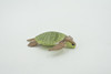 Turtle, Green Sea Turtle, Museum Quality, Hand Painted, Rubber Reptile, Realistic, Figure, Model, Replica, Toy, Kids, Educational, Gift,     2"     CH706 BB174