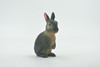 Rabbit, Hare, Bunny Rabbits, Museum Quality, Hand Painted, Rubber, Animal, Toy, Figure, Realistic, Model, Replica, Kids, Educational, Gift,        2"     CH708 BB174