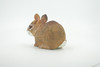 Rabbit, Hare, Cottontail Rabbit, Museum Quality, Hand Painted, Rubber, Animal, Toy, Figure, Realistic, Model, Replica, Kids, Educational, Gift,     4"     CH722 BB176