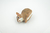 Rabbit, Hare, Cottontail Rabbit, Museum Quality, Hand Painted, Rubber, Animal, Toy, Figure, Realistic, Model, Replica, Kids, Educational, Gift,     4"     CH722 BB176