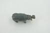 Hippo, Hippopotamus, High Quality, Hand Painted, Rubber, Realistic, Figure, Model, Replica, Toy, Kids, Educational, Gift,       2"        CH724 BB176