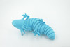 Axolotl, Blue, Paedomorphic Salamander, Sensory Fidget Stress Relief Axolotl, Educational, Plastic, Design, Figure, Toy, Kids, Educational, Gift,      7"      RI29 B301