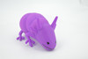 Axolotl, Purple, Paedomorphic Salamander, Sensory Fidget Stress Relief Axolotl, Educational, Plastic, Design, Figure, Toy, Kids, Educational, Gift,      7"      RI26 B301